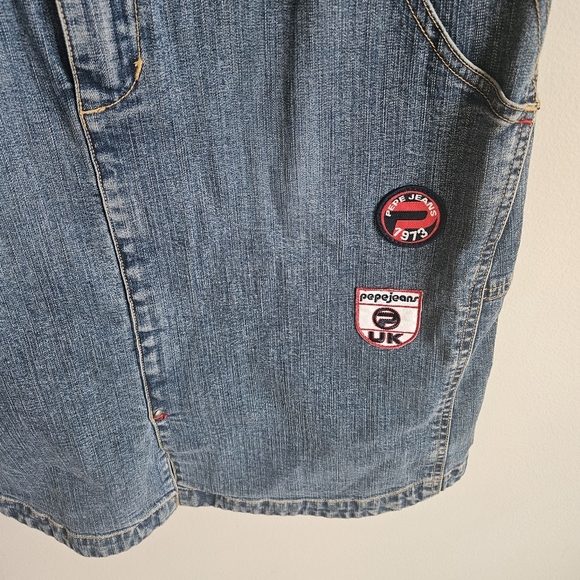 Vintage Pepe Jeans London Y2K Midge Denim Mini Dress NWT - Picture 6 of 12